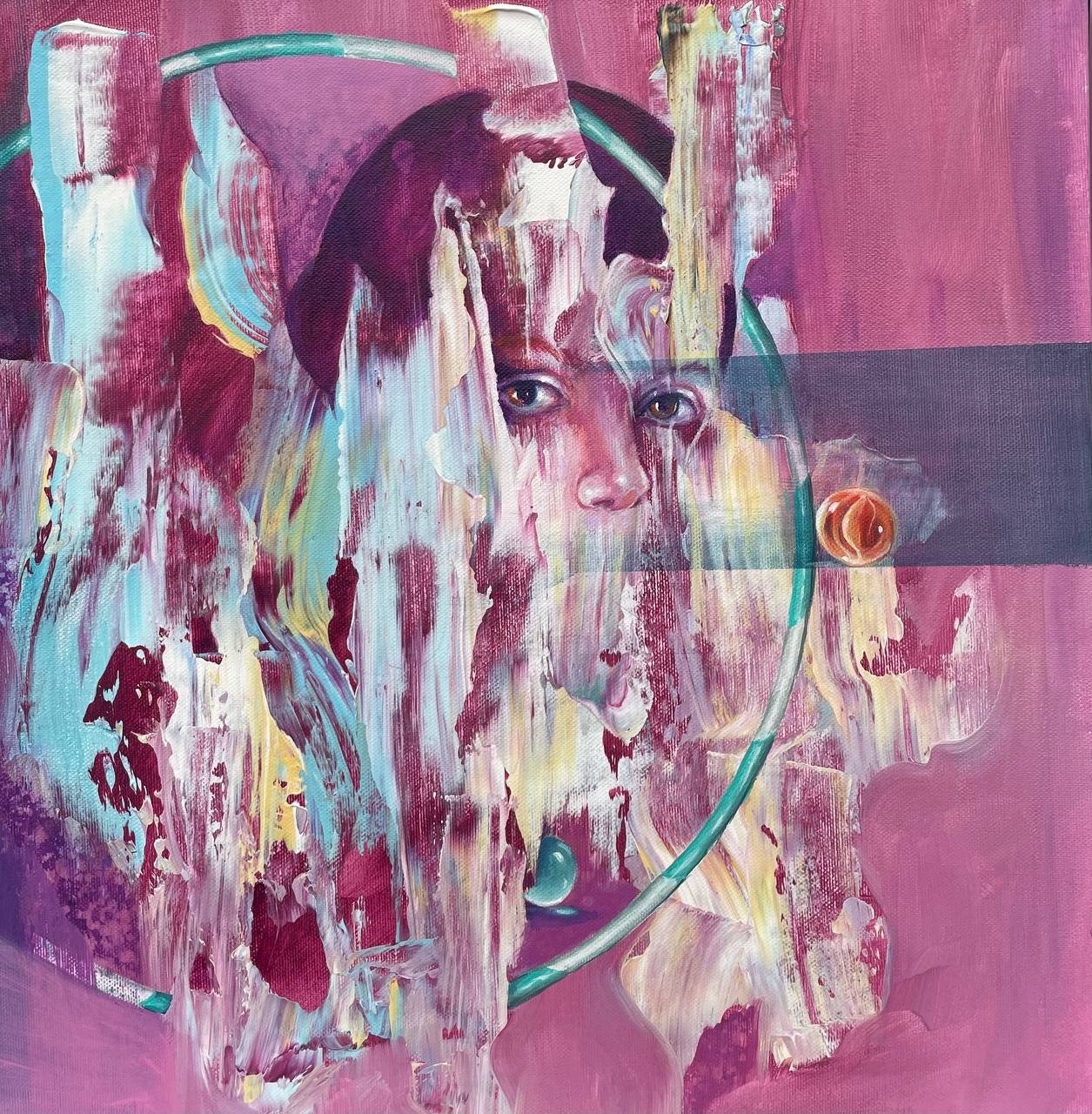 Dilek Hasra | Tuval üzerine akrilik | Gizemli Bakış