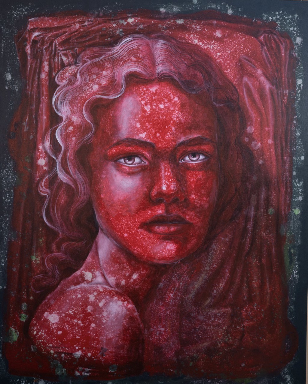 Dilek Hasra | Tuval üzerine akrilik | Kızıl Düşünceler