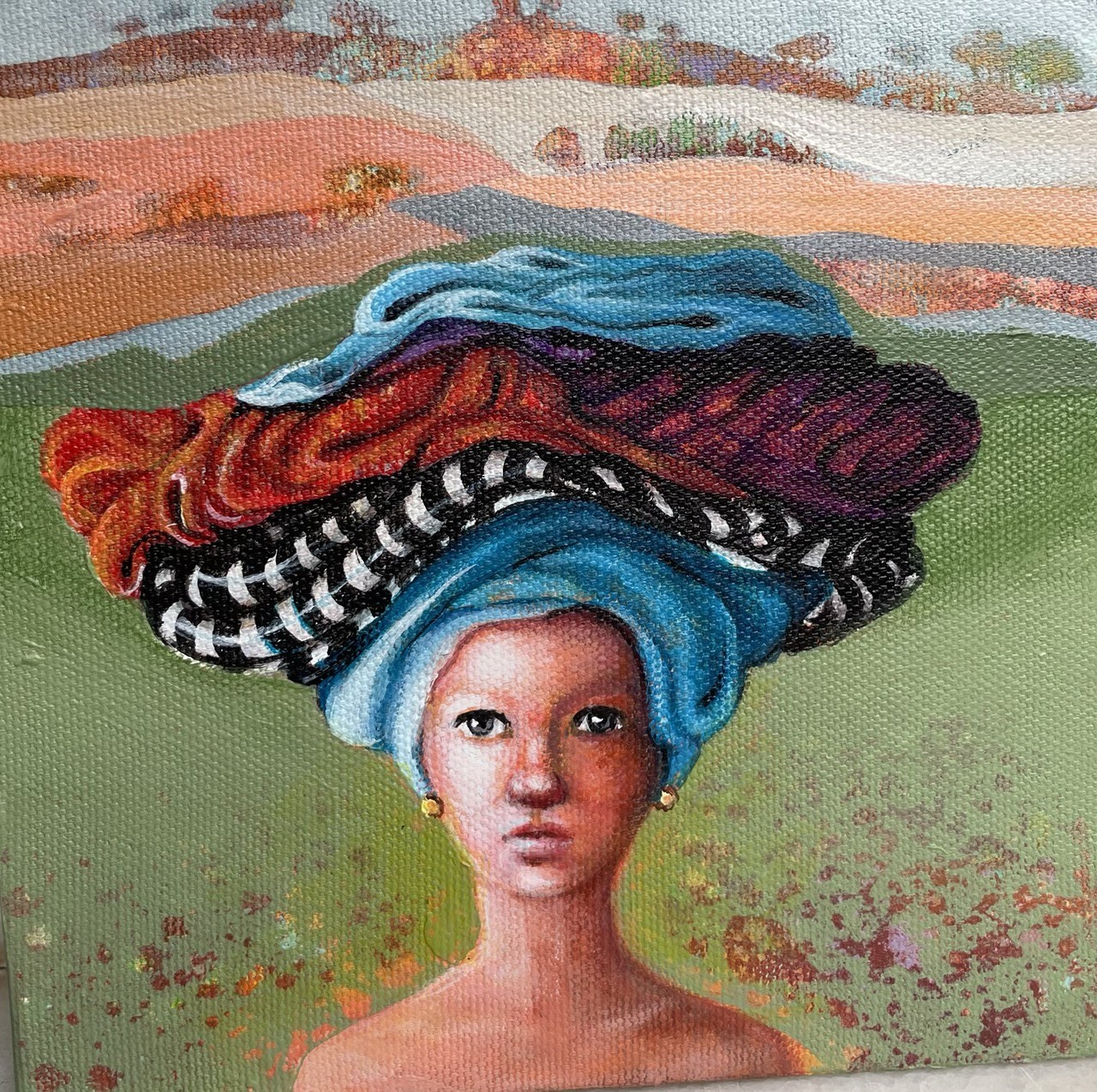 Dilek Hasra | Tuval üzerine akrilik | Yük