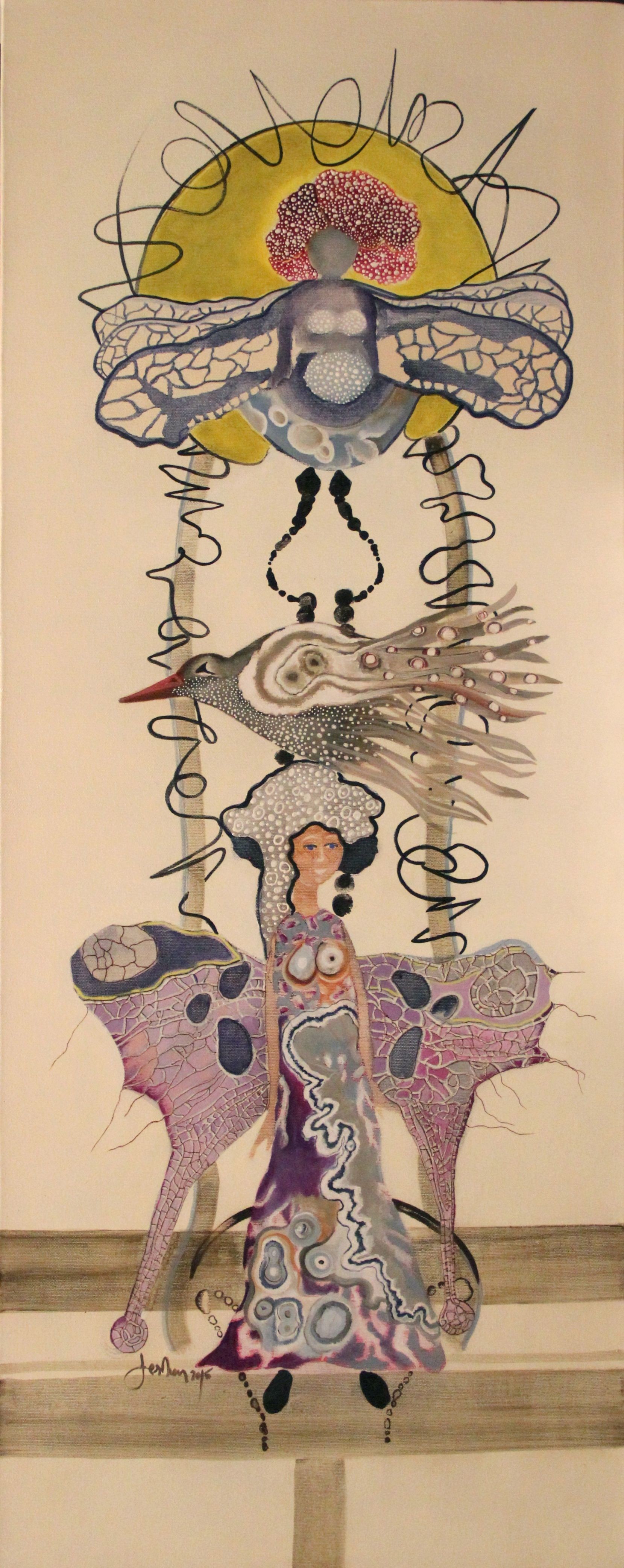 Ferhan Atalay | Tuval üzerine akrilik | İsimsiz