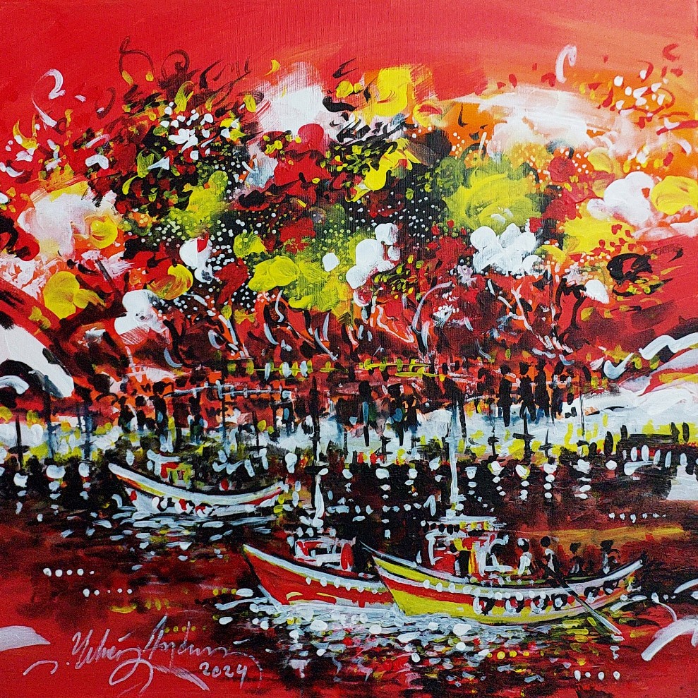 Yılmaz Aydın | Tuval üzerine akrilik | Sonbahar Serisi 1