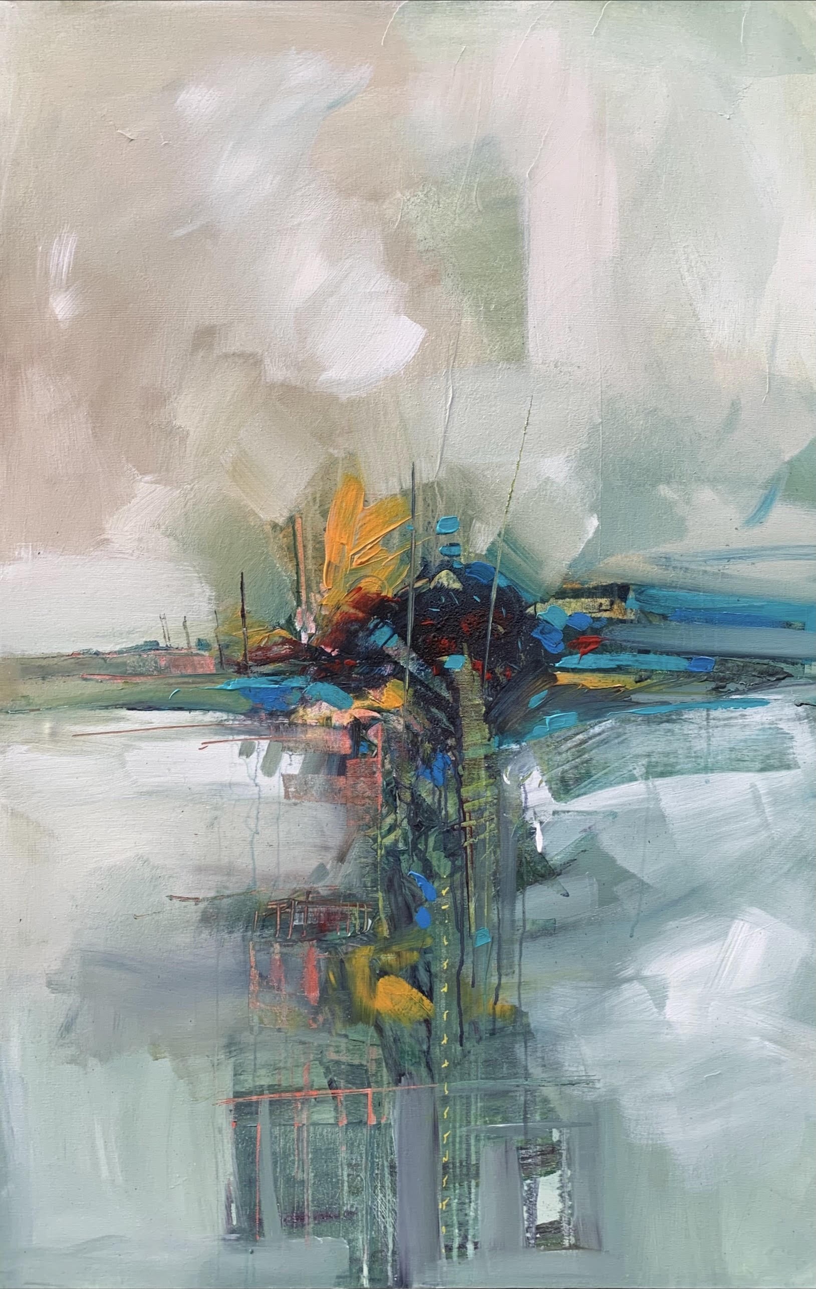 Oğuz Yurttadur | Tuval üzerine akrilik | İsimsiz