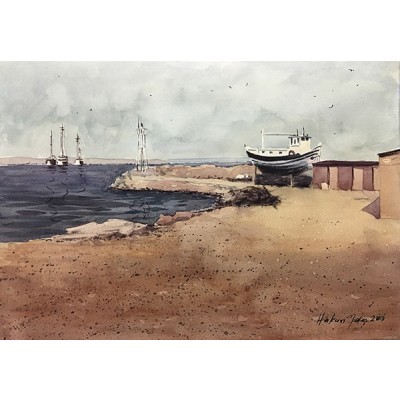 Bozcaada Liman Girişi