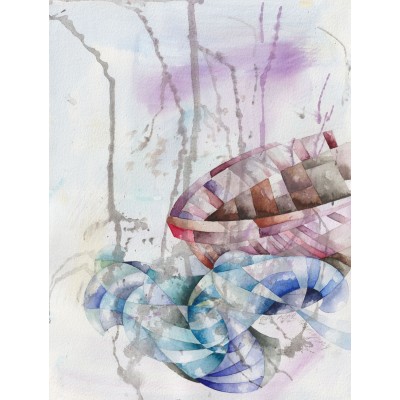 Kırmızı Tekne Ve Dalgalar