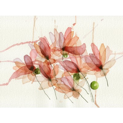 Rüzgar ve Çiçekler 15-Kırmızı